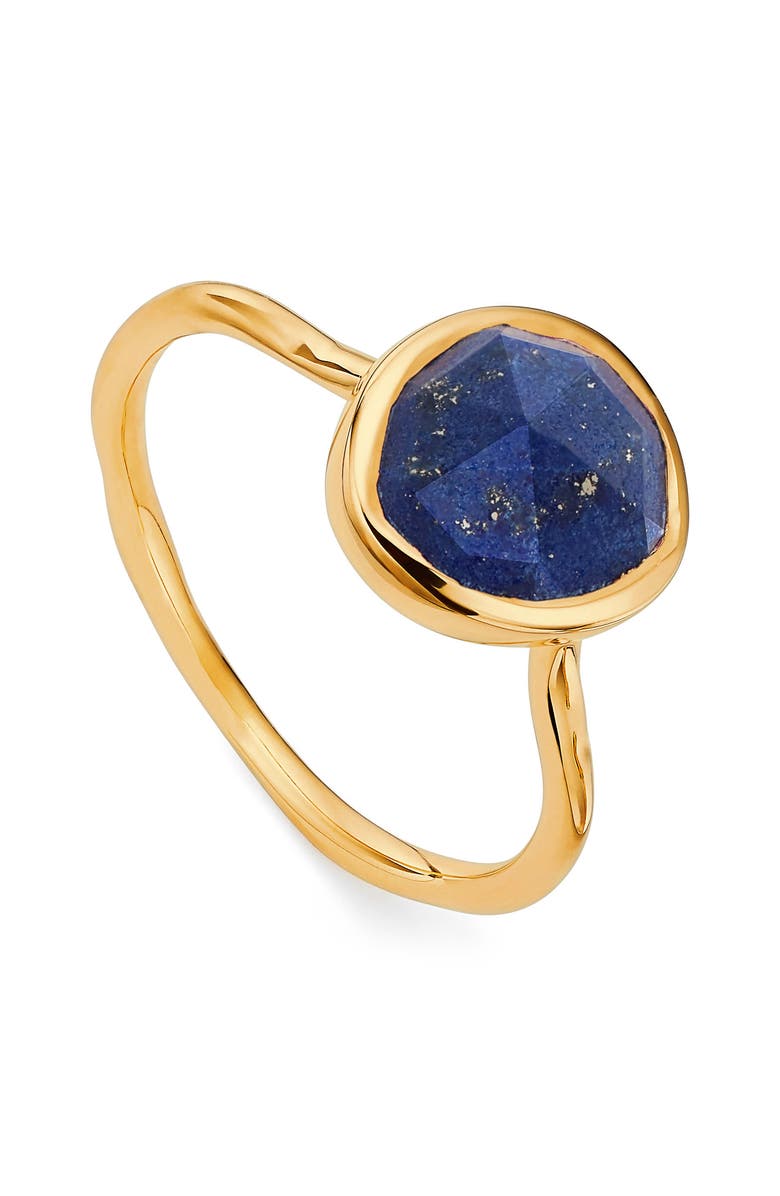 Monica Vinader Siren Semiprecious Stone Stacking Ring, Alternate, color, 18Ct Gold On Sterling Silver