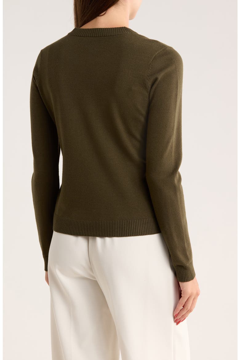Keira Chest Pocket Cardigan, Alternate, color, RIFLE GREEN