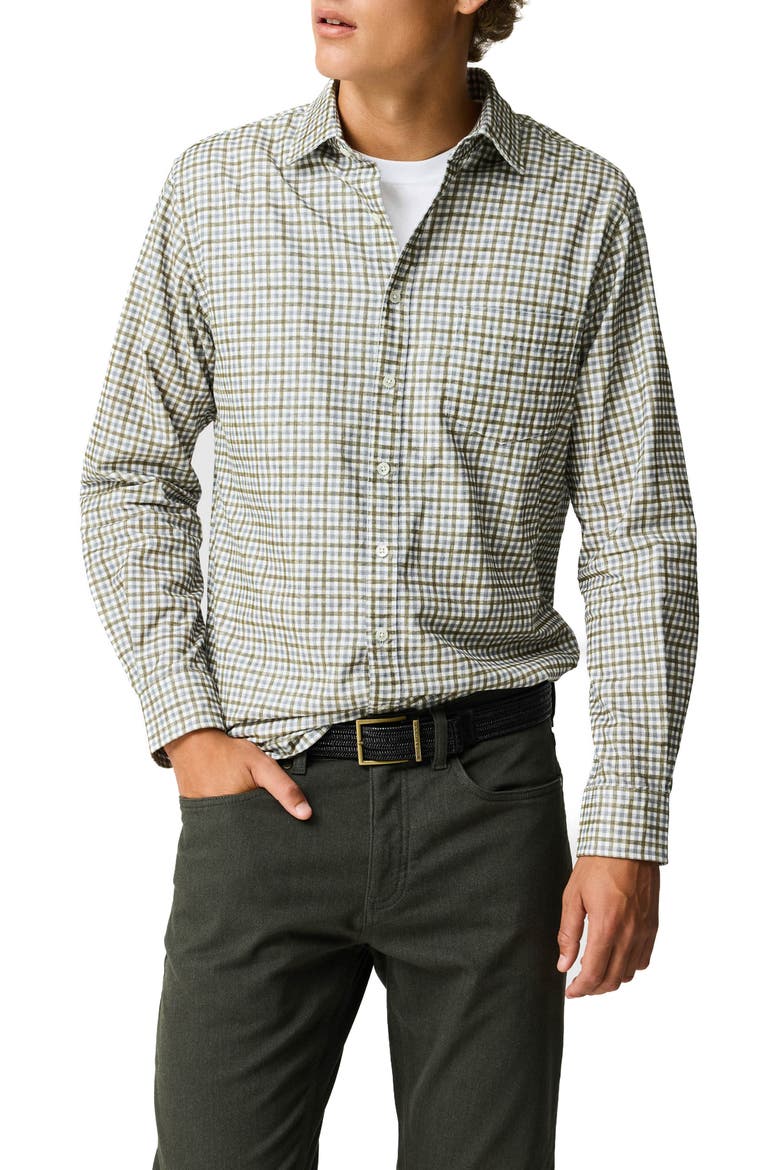 Gledknowe Cotton Shirt, Main, color, OLIVE