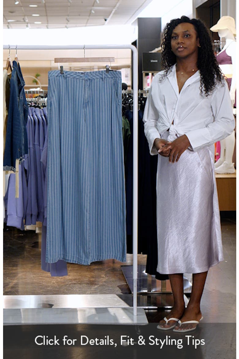 Ryan Stripe High Waist Super Wide Leg Pants (Women) | Nordstrom