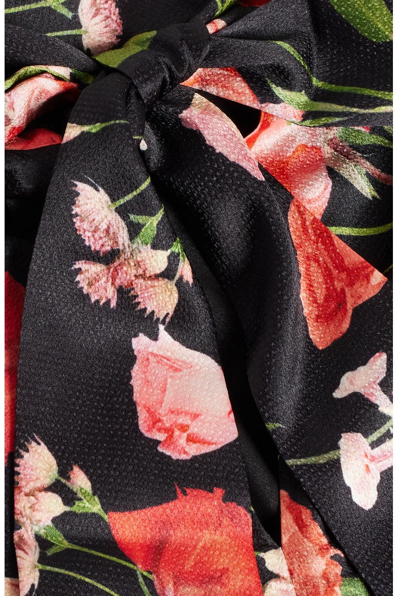 Raeven Floral Sleeveless Top, Alternate, color, BLACK