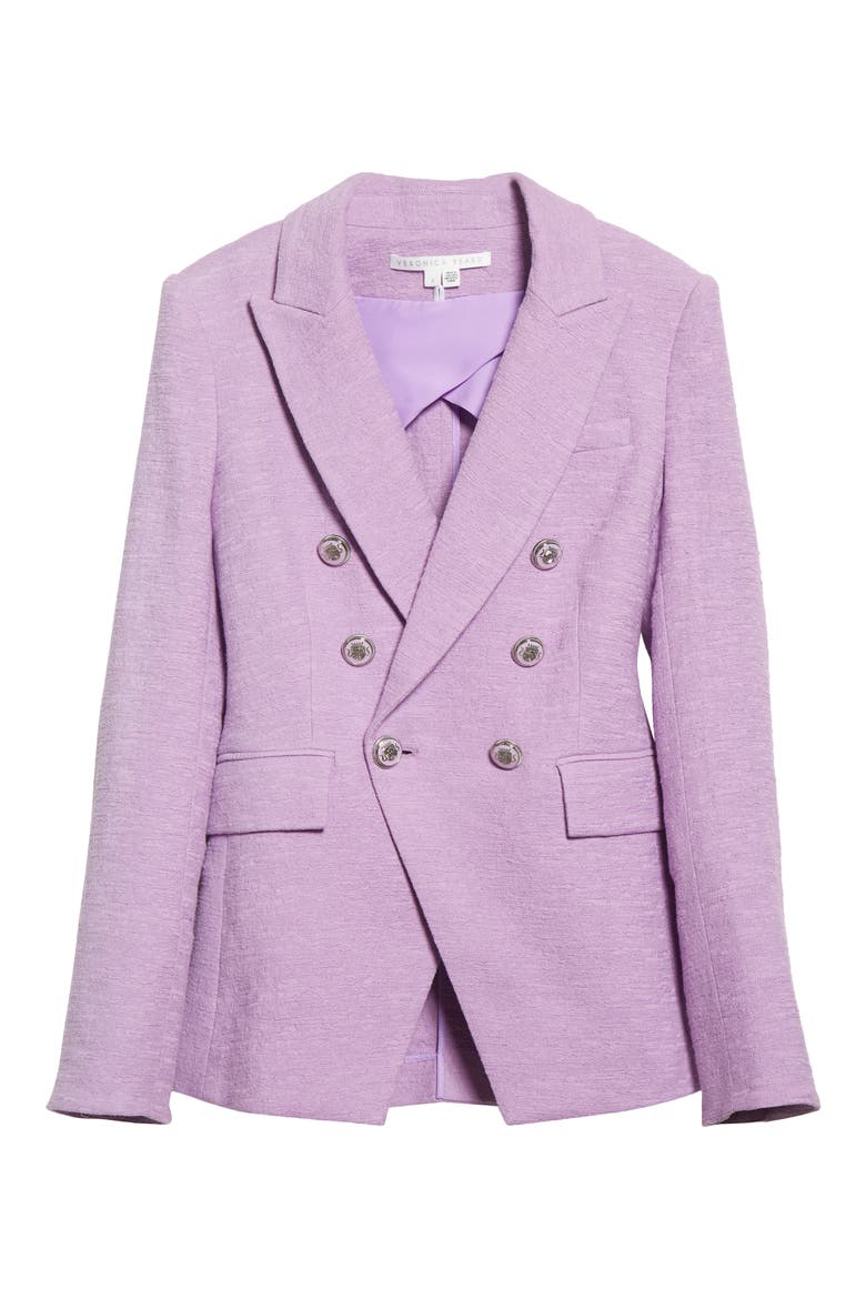 Miller Stretch Cotton Dickey Jacket, Main, color, VIOLET