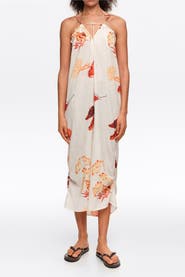 Bimba y Lola Midi Dress With Adjustable Straps