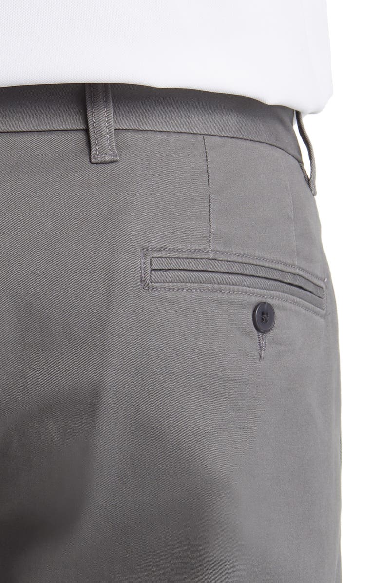Nordstrom Heron Taper Leg Twill Chino Pants, Alternate, color, Grey Castlerock