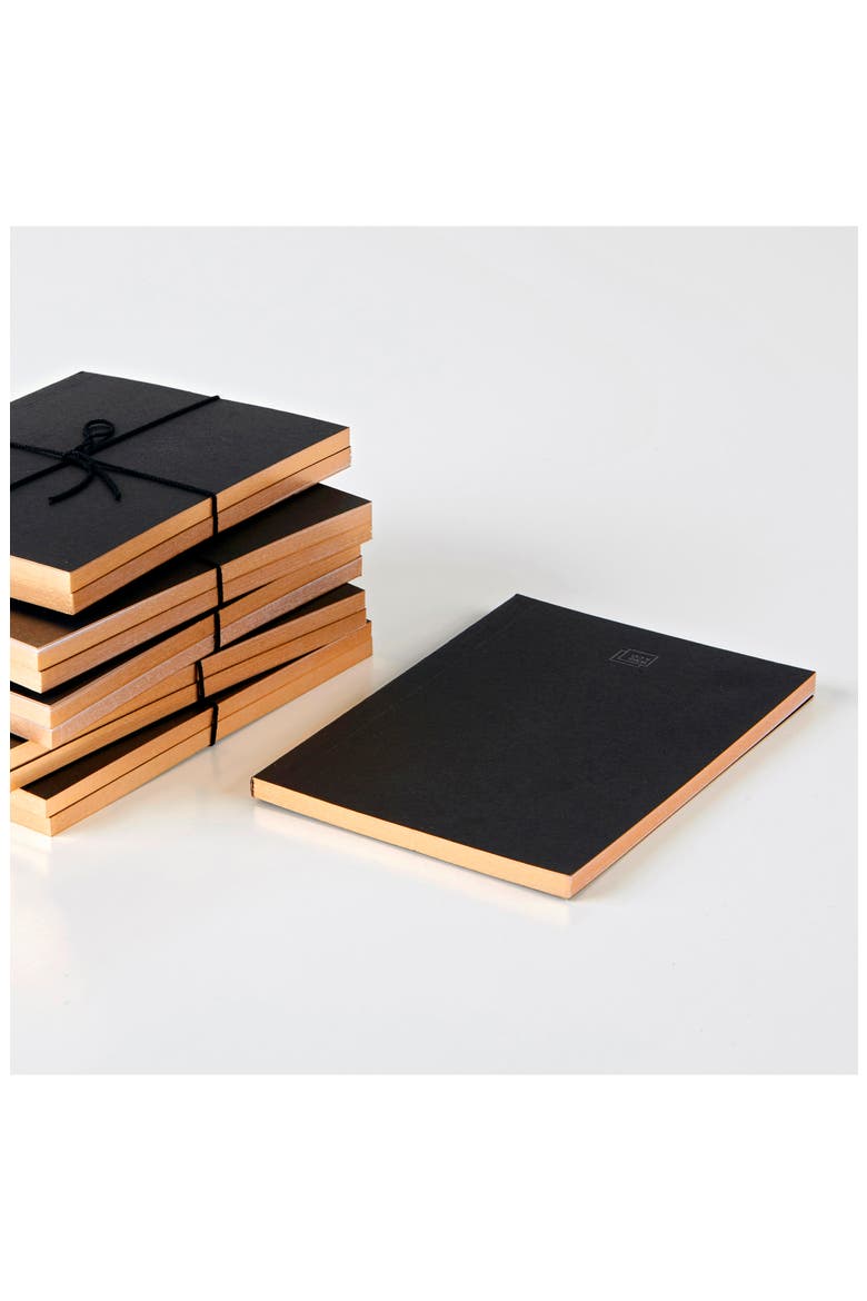 Set of 2 Mini Notebooks, Alternate, color, ROSE GOLD