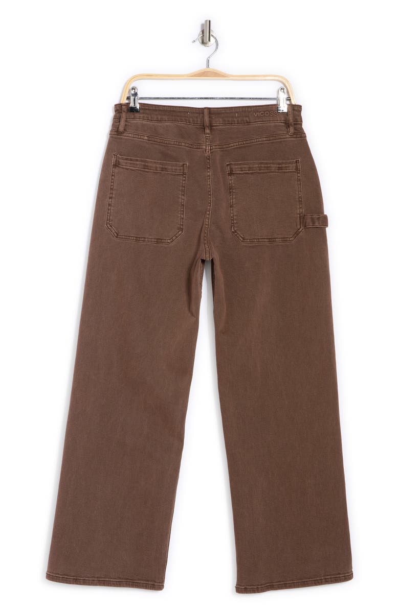 Vigoss Carpenter Straight Baggy Jeans, Alternate, color, Chocolate
