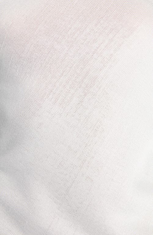 Tom Ford Open Back Long Sleeve Double Knit Minidress In Off White