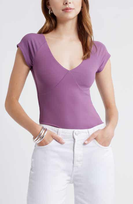 Open Edit Cap Sleeve Top