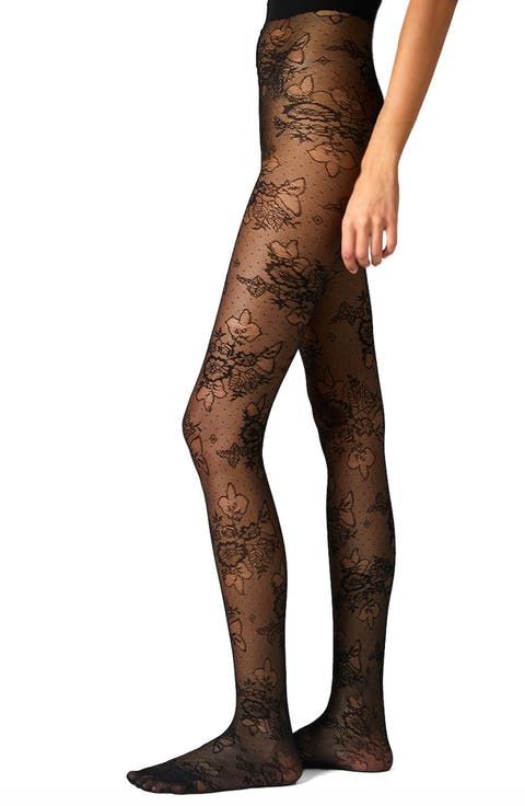 Maegaux Rose Sheer Tights