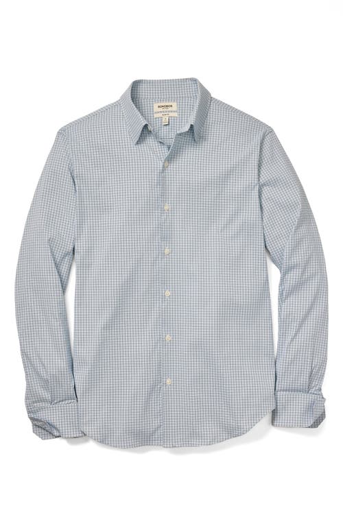 Bonobos Tech Check Button-up Shirt In Gray