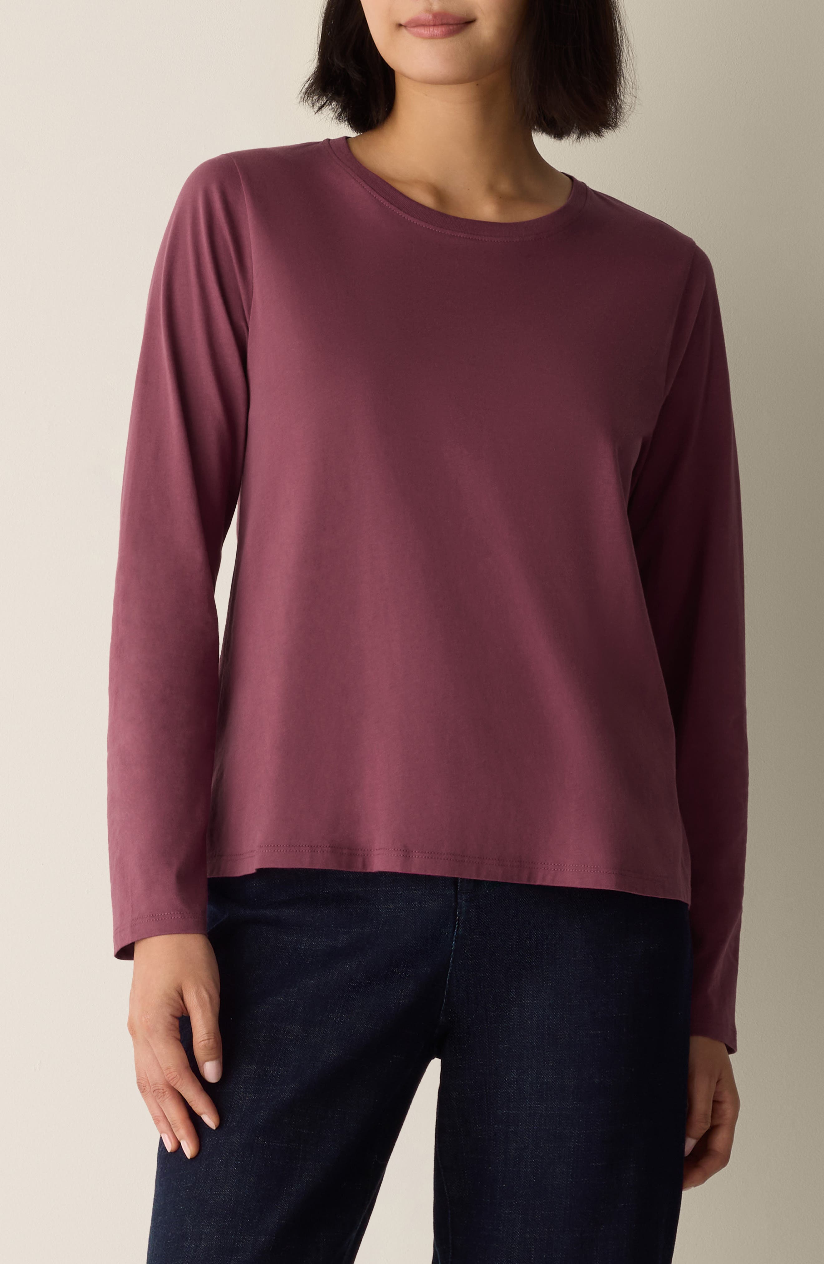 Organic Cotton Long Sleeve T-Shirt