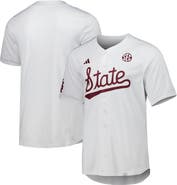 adidas Men's adidas White Mississippi State Bulldogs Team Baseball Jersey