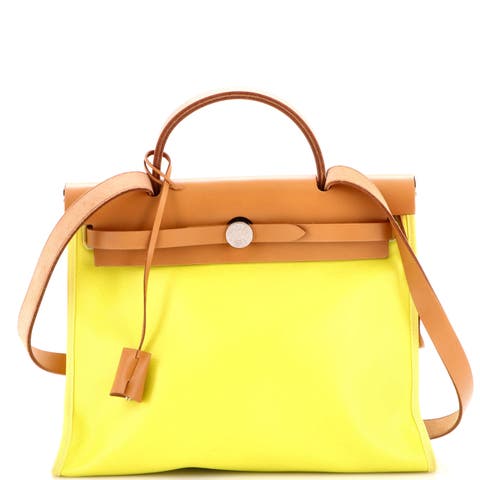 Herbag Zip Berline Vache Canvas and Leather 31
