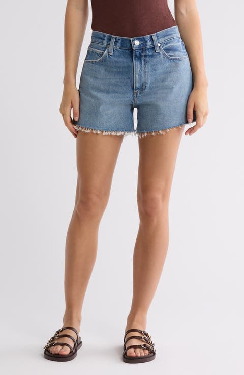Archie Raw Hem Denim Cutoff Shorts (Costar)