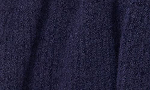 Cece Rib Peplum Sweater In Blue