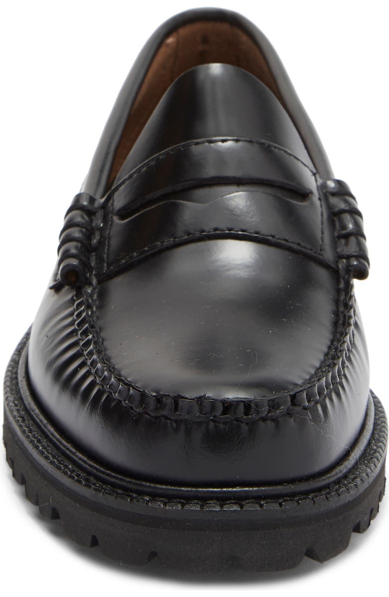 G.H.BASS Layton Leather Penny Loafer, Alternate, color, Black Black