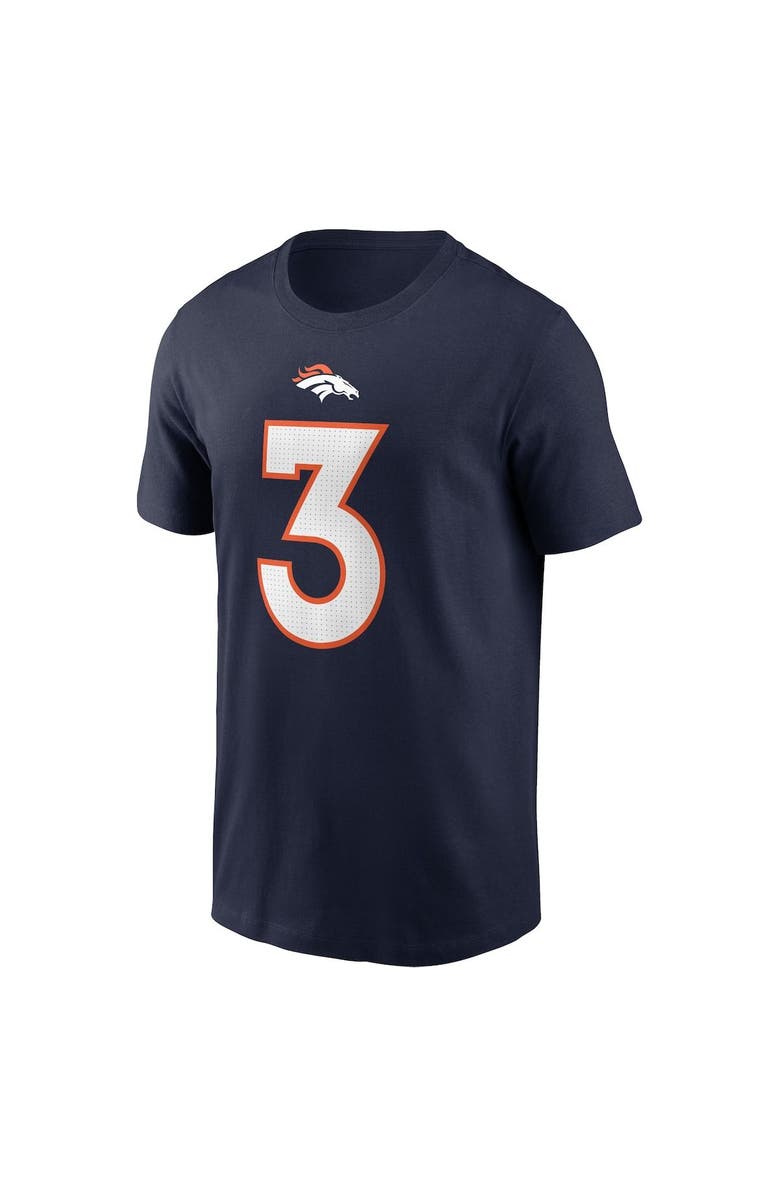 Nike Men's Nike Russell Wilson Navy Denver Broncos Player Name & Number T-Shirt, Alternate, color,