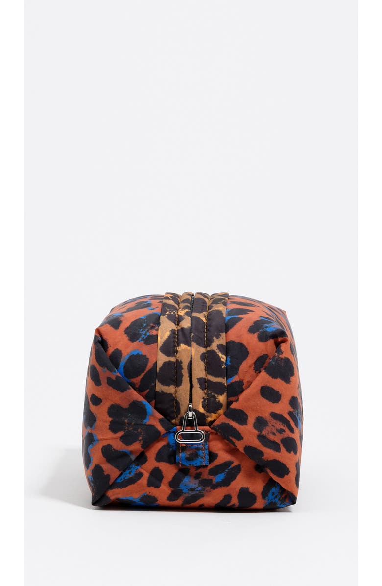 Bimba y Lola Sienna Leopard Print Nylon Make-Up Case, Alternate, color, Leopard Sienna