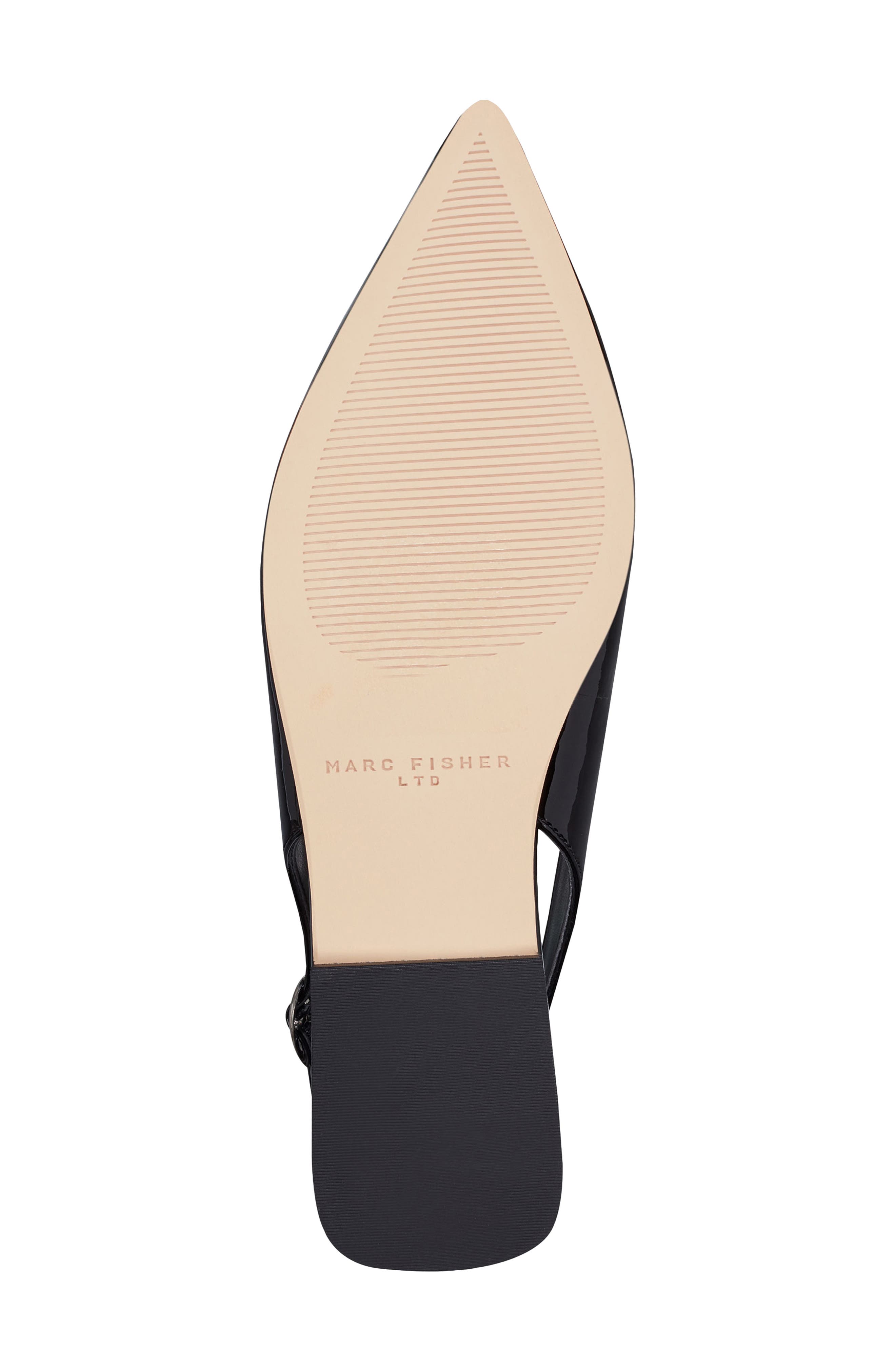 Marc Fisher LTD Gabra Pointed Toe Slingback Flat, Alternate, color, 