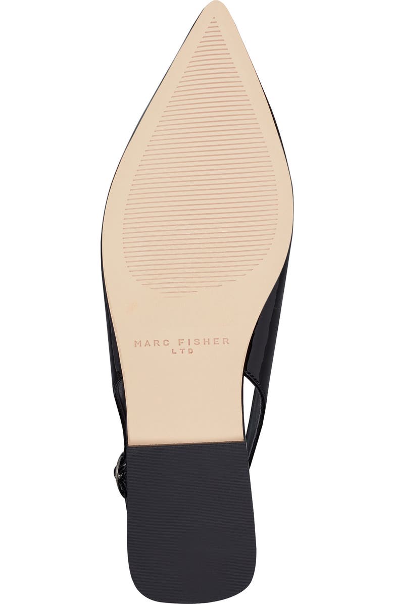 Marc Fisher LTD Gabra Pointed Toe Slingback Flat, Alternate, color,