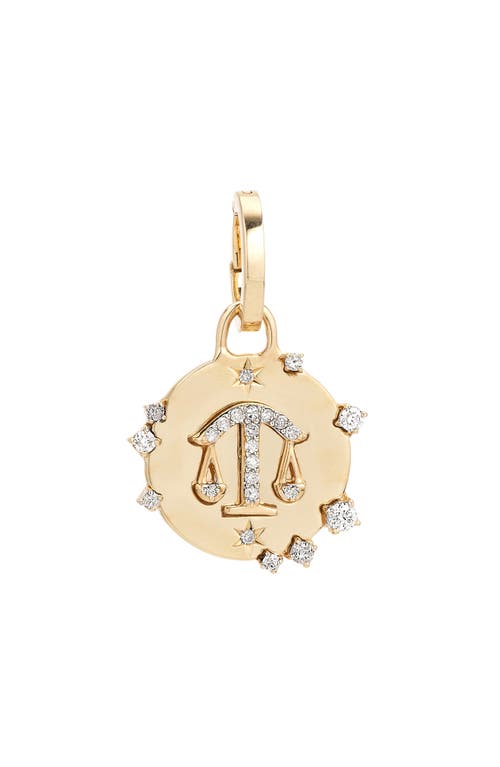 Adina Reyter Zodiac Charm in 14K Yellow Gold-Libra 