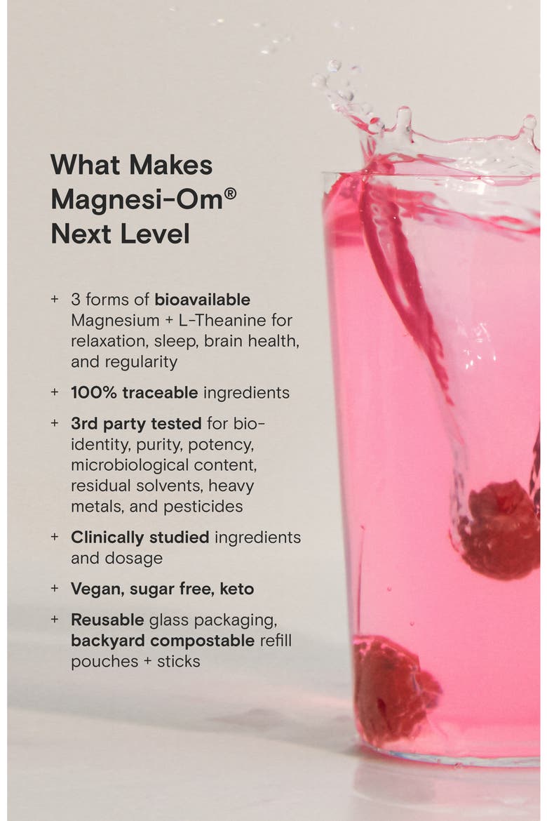 Magnesi-om™ Berry Unstressing Drink Dietary Supplement, Alternate, color, NO COLOR