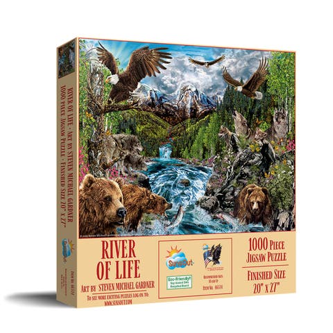 River of Life 1000 piece Jigsaw Puzzle for Adults