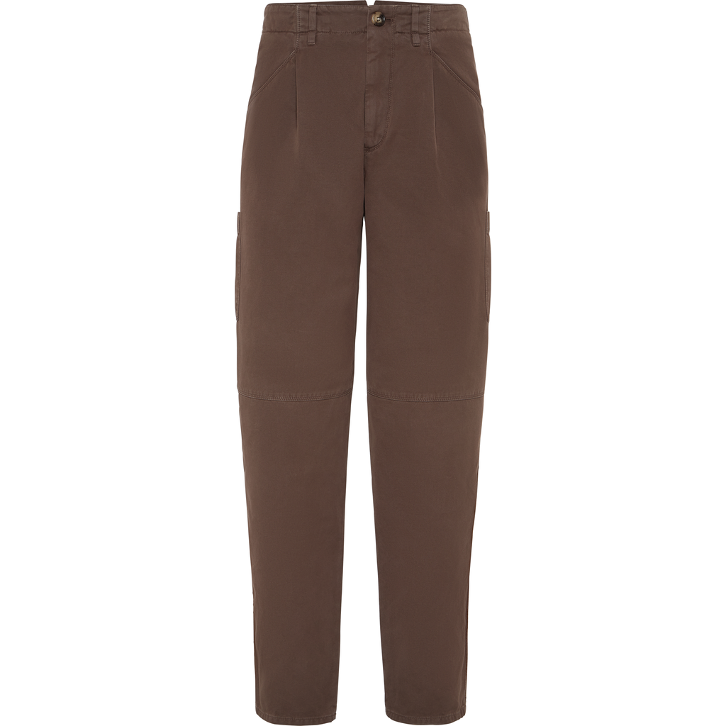 Brunello Cucinelli Straight-leg Trousers In Brown