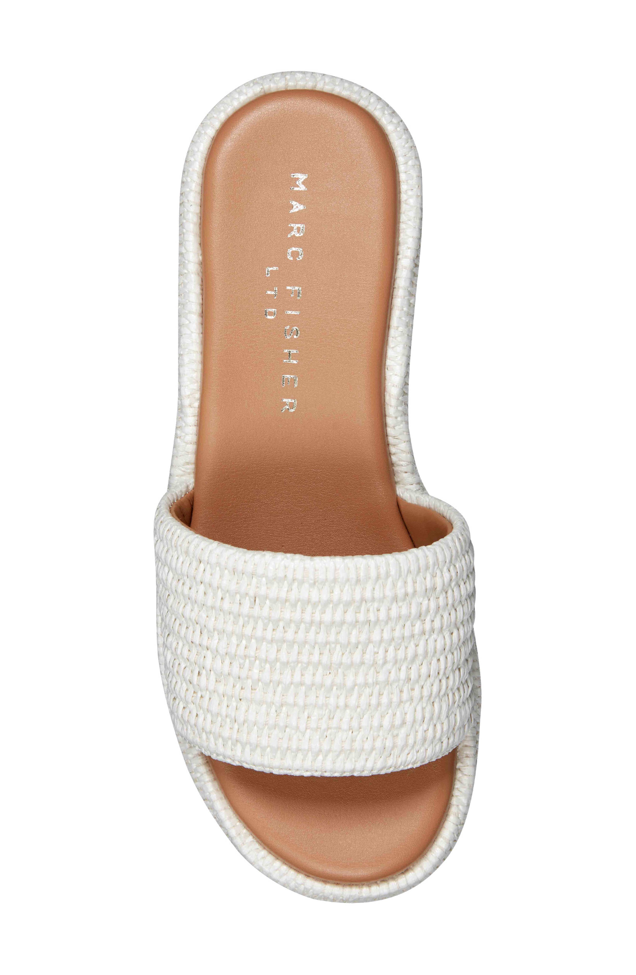 Marc Fisher LTD Daylin Platform Sandal, Alternate, color, Ivory