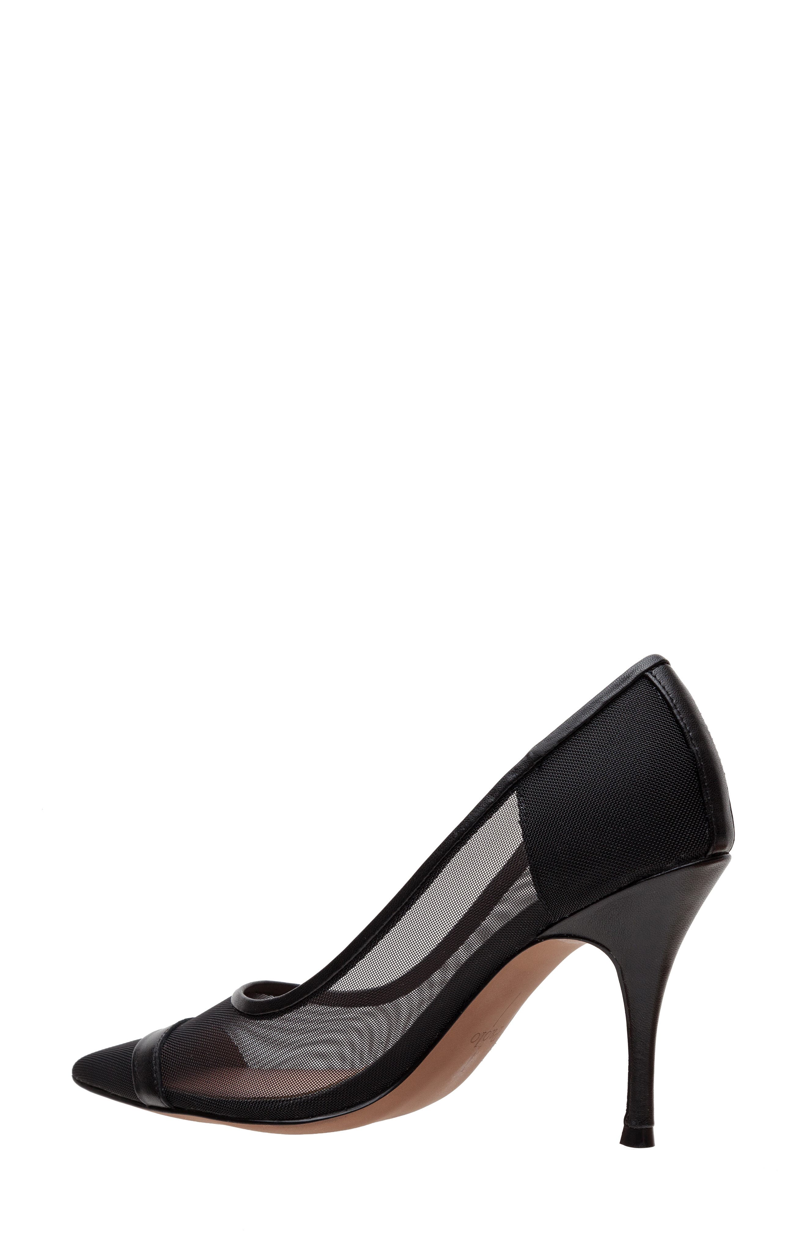 Linea Paolo Persia Pointed Toe Pump, Alternate, color, Black