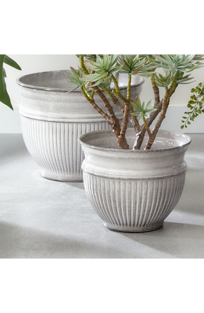 Napa Home & Garden Camelia Pots Set of 3, Alternate, color, White