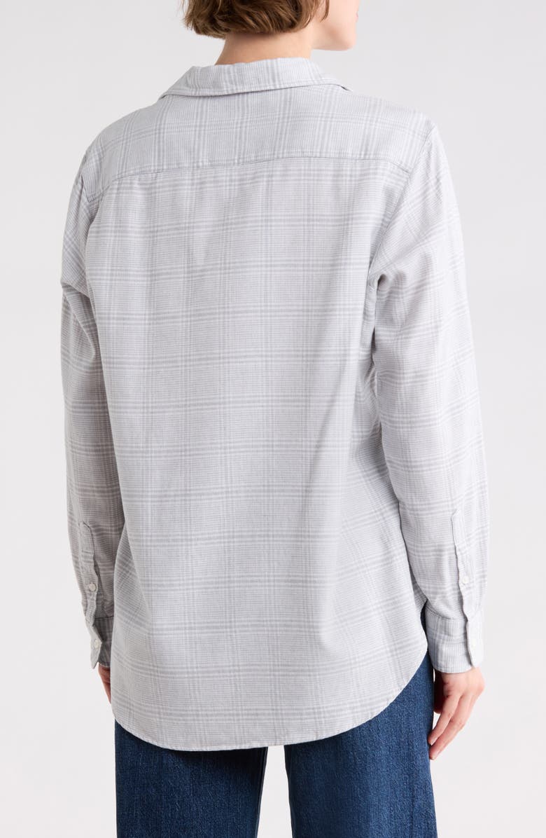 Frank & Eileen Relaxed Fit Cotton & Tencel<sup>®</sup> Lyocell Blend Button-Up ShirtT, Alternate, color, Gray / White Plaid