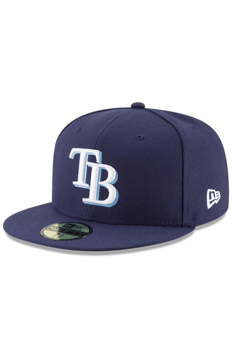 New Era Men's New Era Navy Tampa Bay Rays 2024 Jackie Robinson Day 59FIFTY Fitted Hat, Alternate, color, 