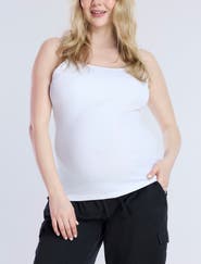 MOTHERHOOD MATERNITY Plus Clip Down Nursing Tank Top Cami