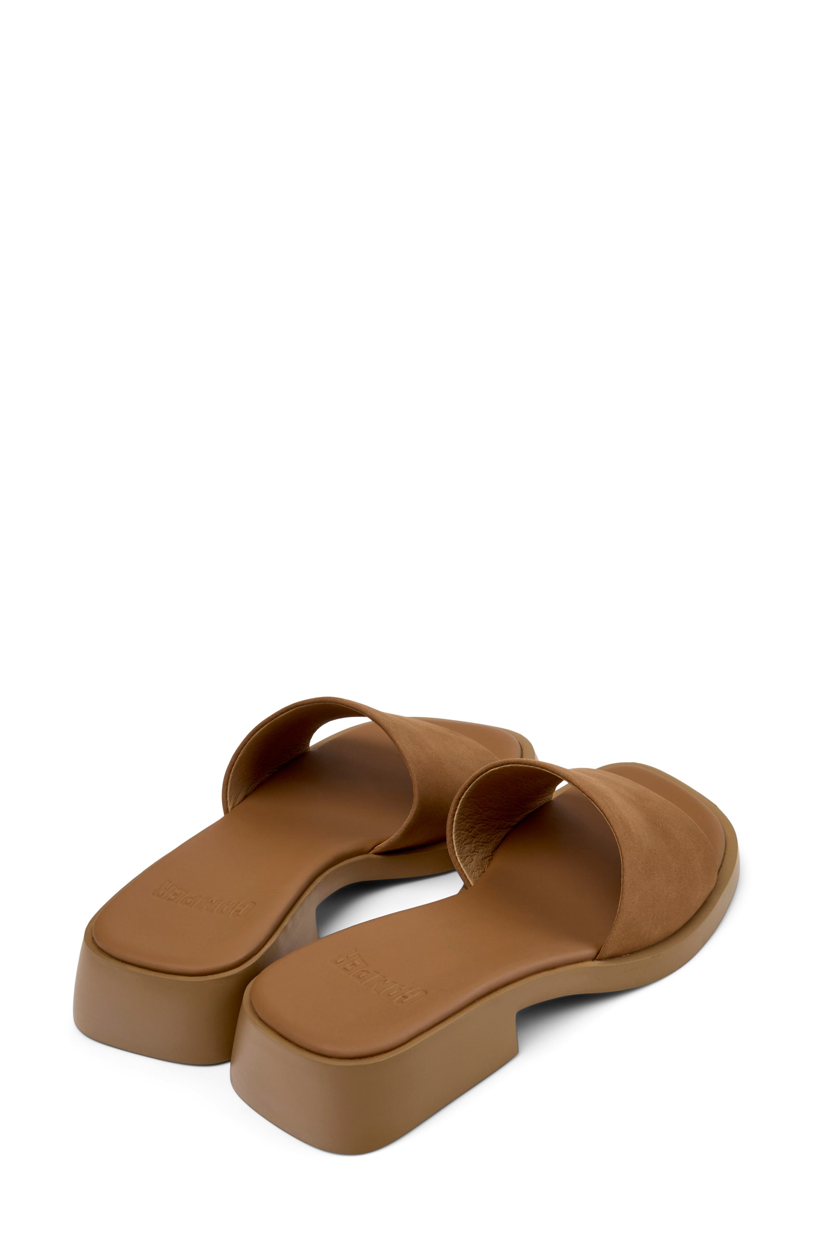 Camper Dana Slide Sandal, Alternate, color, Medium Brown
