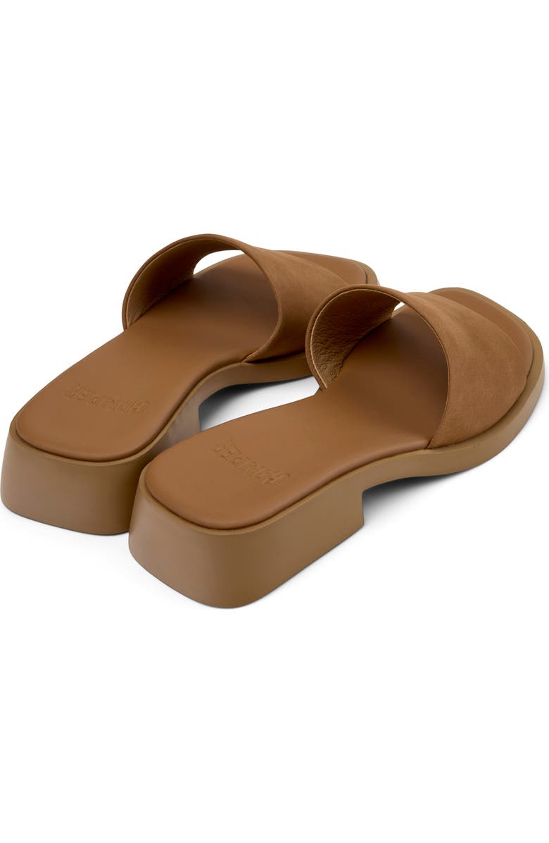 Camper Dana Slide Sandal, Alternate, color, Medium Brown
