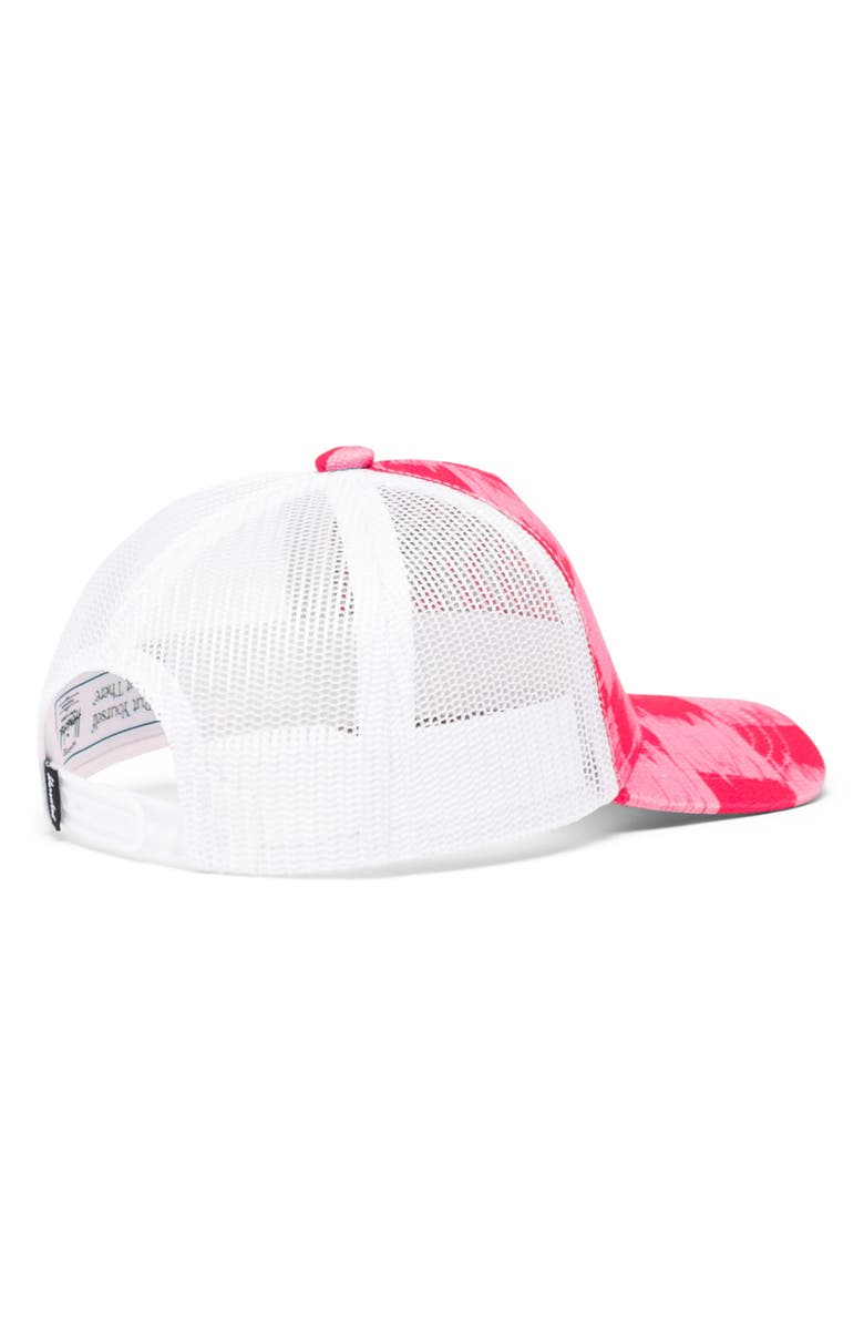Herschel Supply Co. Whaler Trucker Hat, Alternate, color, Check Yourself Raspberry