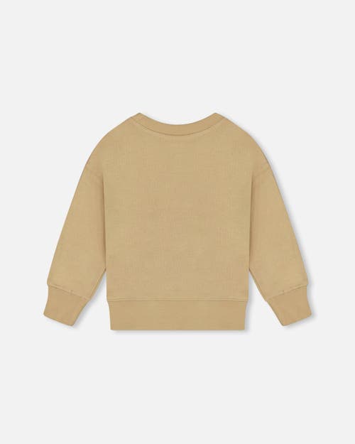 Deux Par Deux Little Boy's Pullover Graphic Sweatshirt Beige In Beige