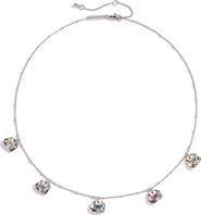 Classicharms Iris Colored Cubic Zirconia Charms Necklace