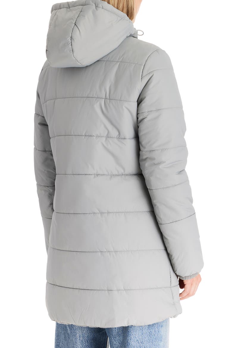 3-in-1 Hybrid Quilted Waterproof Maternity Puffer Coat, Alternate, color, GRAPHITE