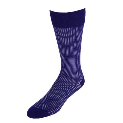 Men's Birdseye Mid-Calf Premium Novelty Dress Socks (1 Pair)