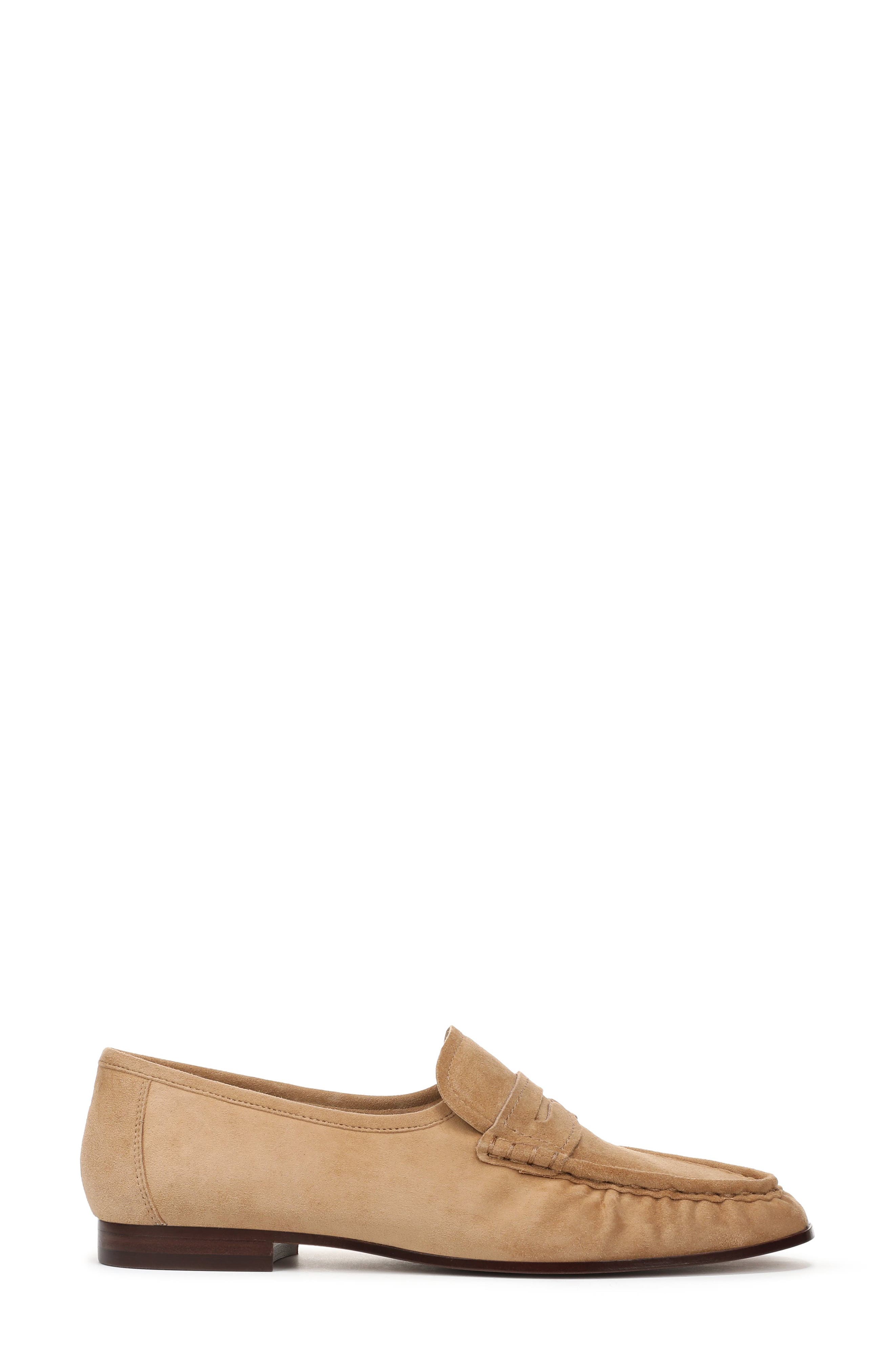 Lizbeth Moc Toe Loafer, Alternate, color, BAMBOO BROWN