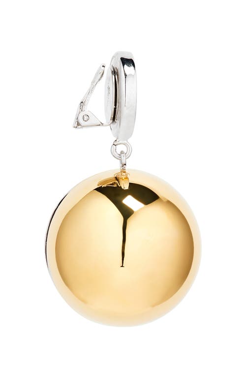 Rabanne Two-tone Ball Clip-on Earrings In Multi