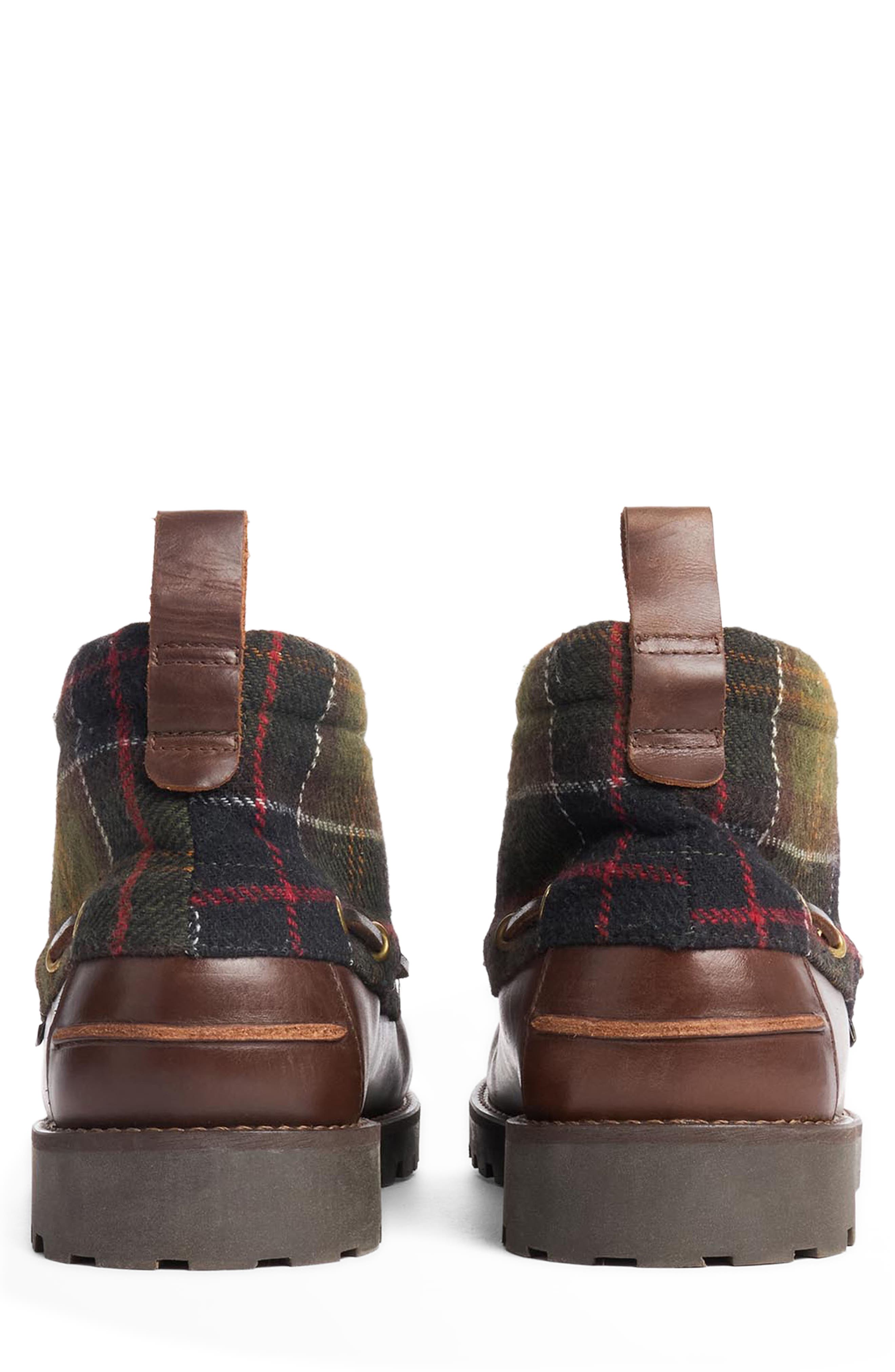 Harle Mid Chukka Boot, Alternate, color, BROWN/ CLASSIC TARTAN