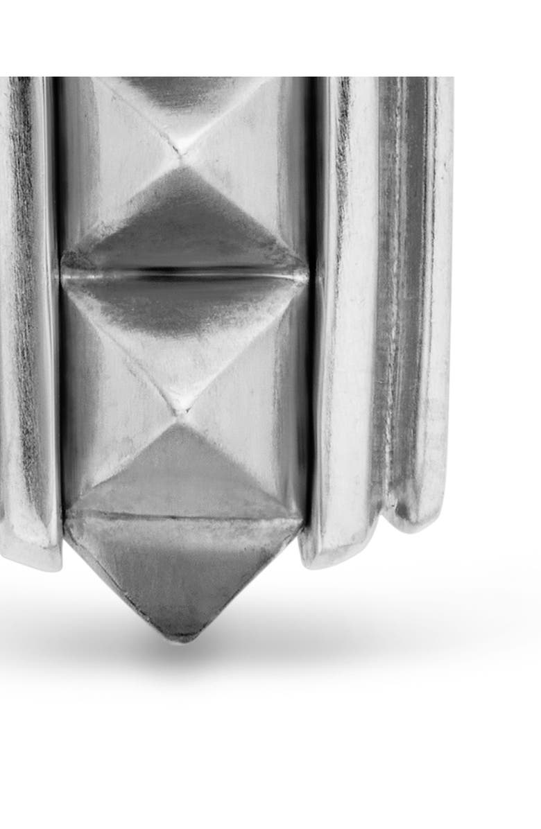 David Yurman Pyramid Ingot Tag, Alternate, color, Silver