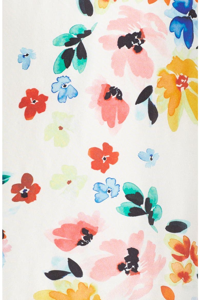 by Cynthia Steffe Floral Print Drop Waist Dress, Alternate, color, LIGHT CREAM