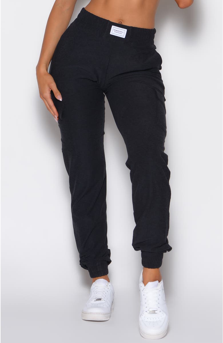 Bombshell Sportswear Cloud Comfort Joggers, Main, color, Raven