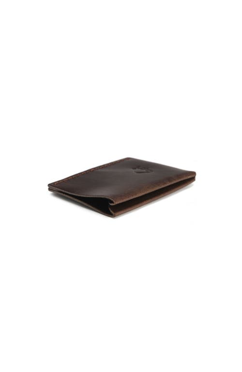 Ezra Arthur Minimalist Card Holder Wallet In Malbec