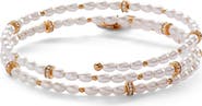 Alex and Ani Rice Pearl Wrap Bracelet