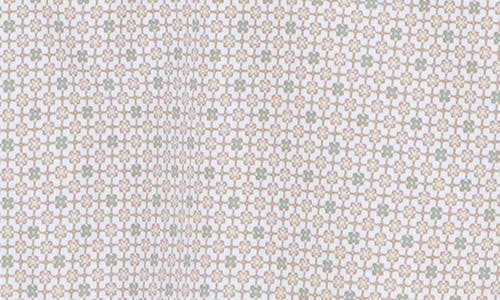 Nordstrom Rack Short Sleeve Poplin Button-up Shirt In White Festive Foulard